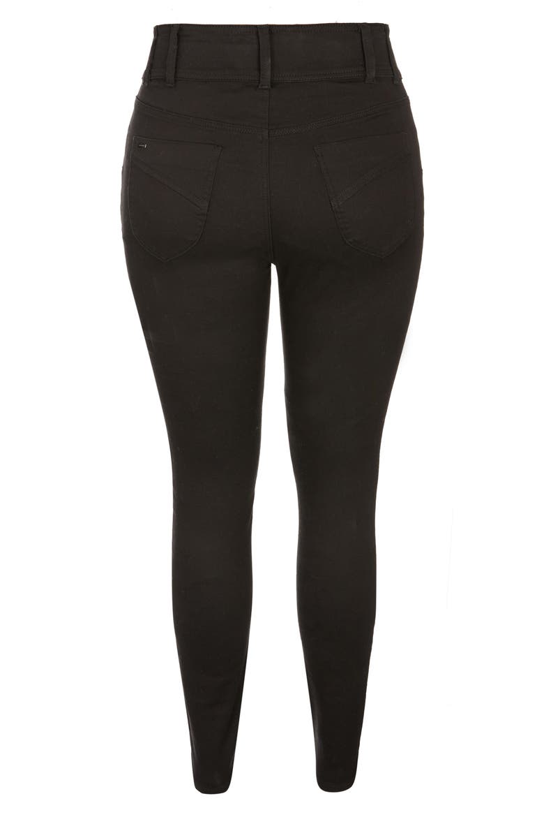 Harley High Rise Skinny Jeans, Alternate, color, BLACK