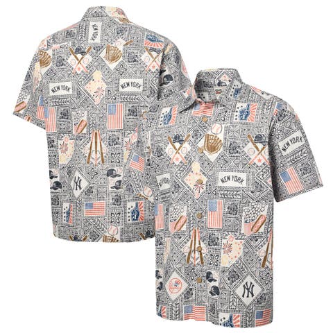 Men's Reyn Spooner  Navy New York Yankees Americana Button-Up Shirt