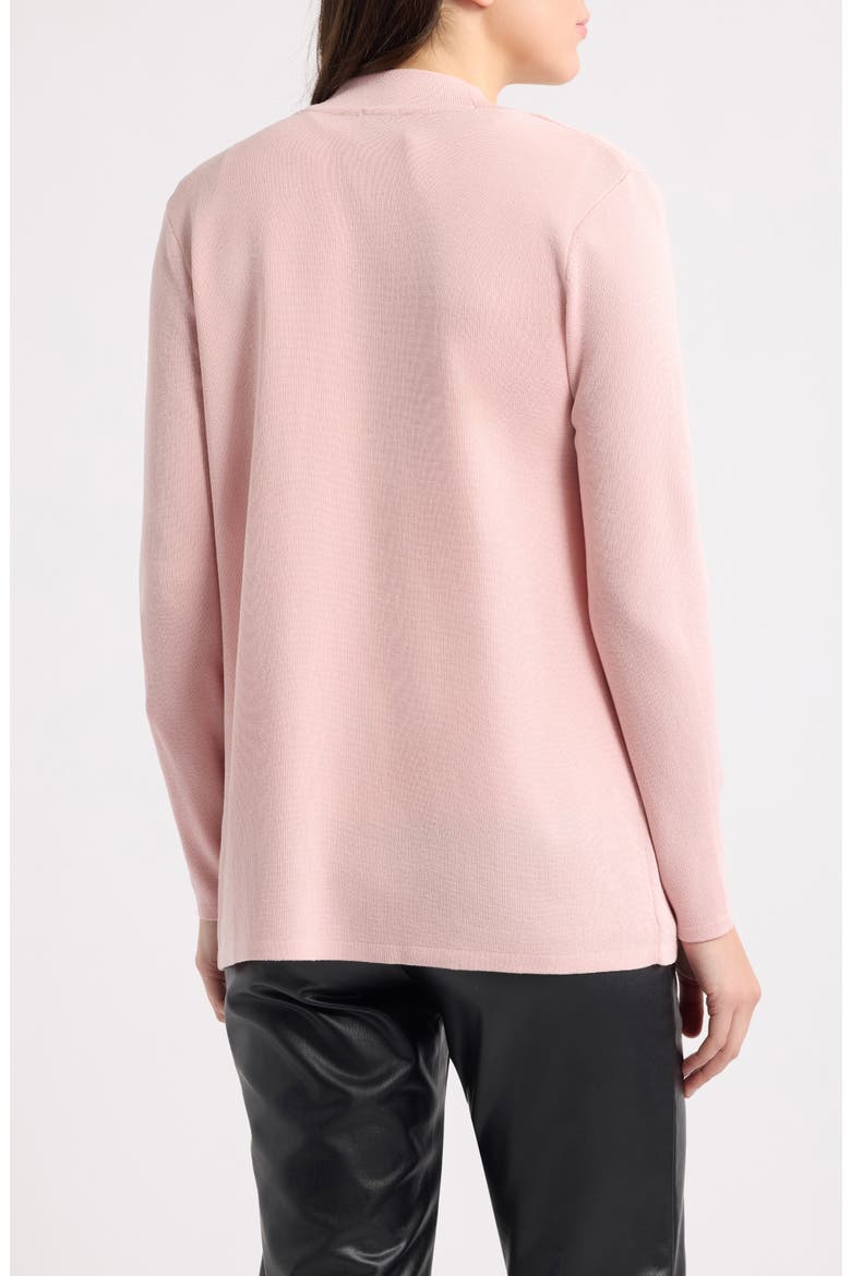 Malibu Open Front Cardigan, Alternate, color, PINK BLUSH