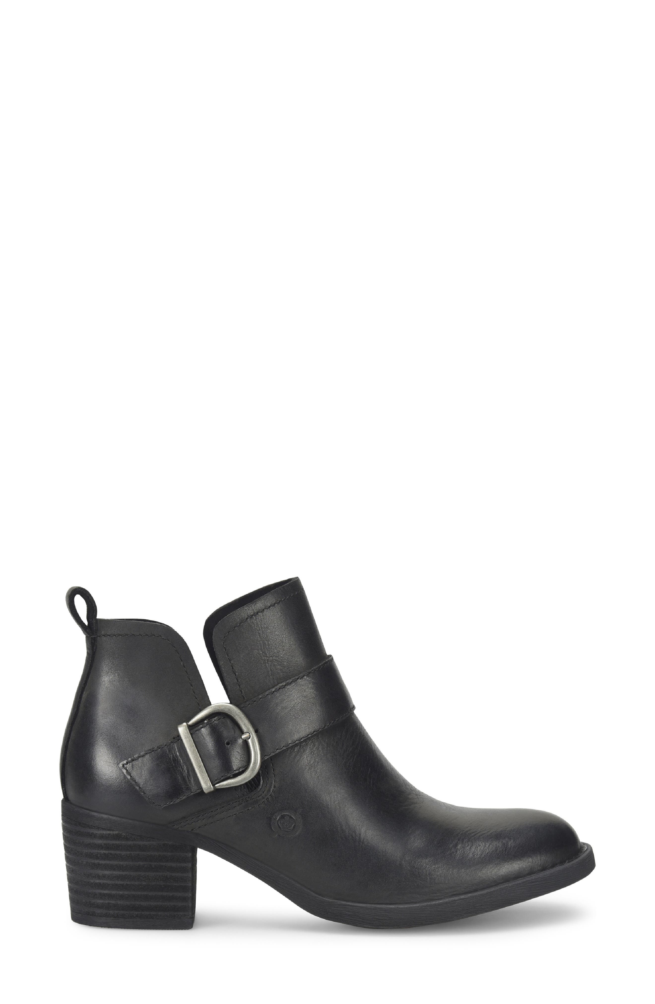 Børn Royce Bootie, Alternate, color, Black Leather
