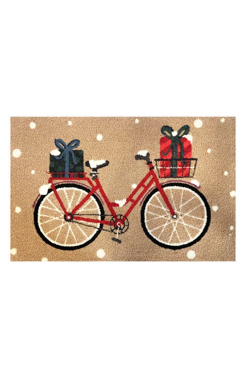 Presents on Bike Doormat