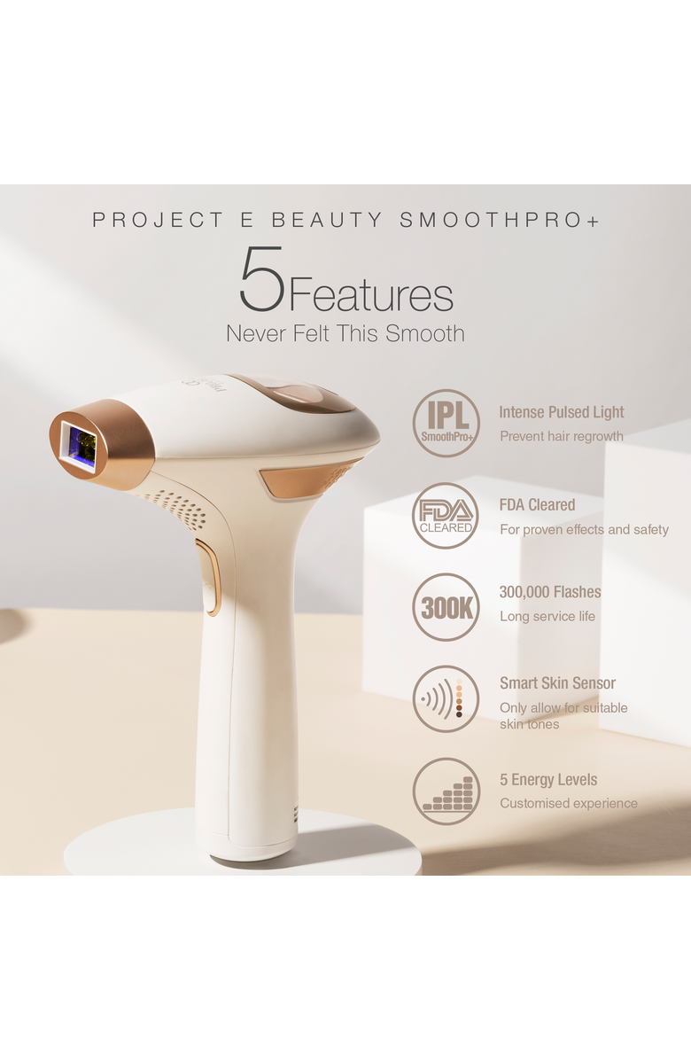 Project E Beauty SmoothPro+ IPL Hair Removal Device, Alternate, color, White