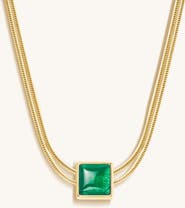 Karma and Luck Devote & Achieve - Emerald Evil Eye May Birthstone Necklace