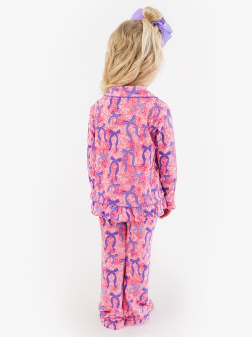 Rufflebutts Ruffle Flare Pajama Set In Multi