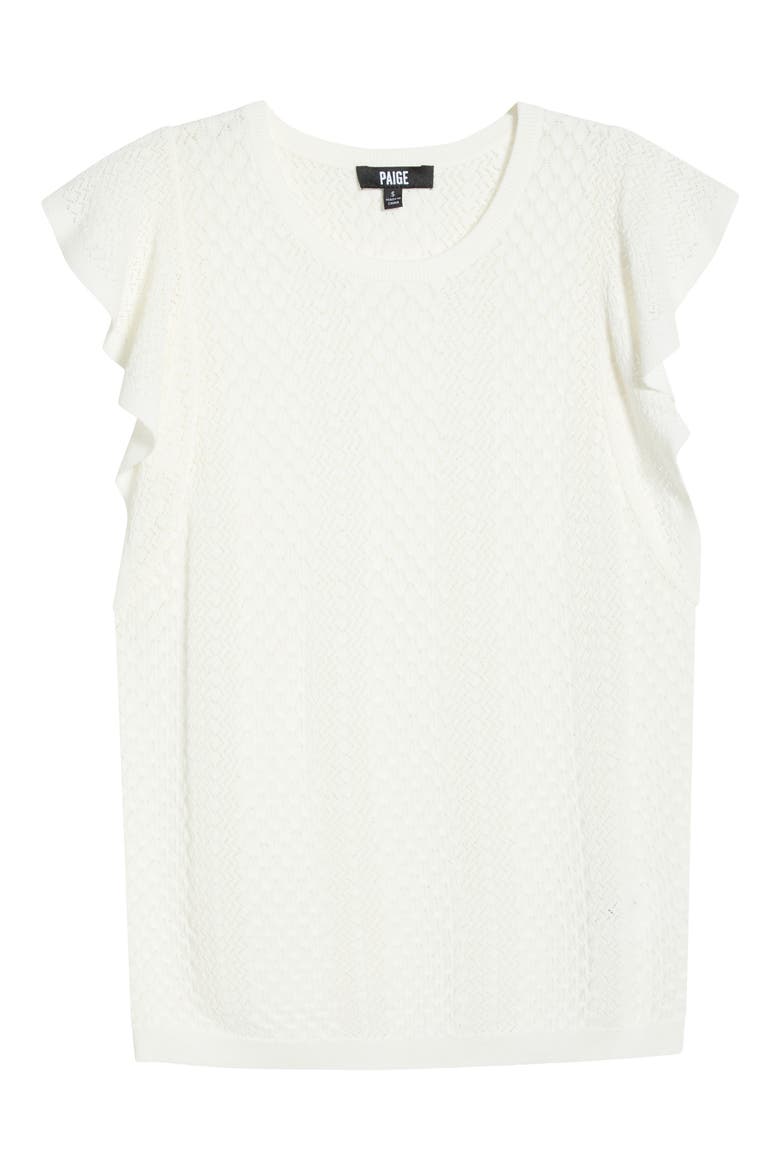 Margo Cap Sleeve T-Shirt, Alternate, color, WHITE