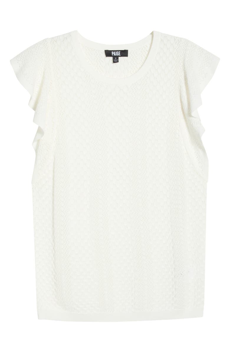 PAIGE Margo Cap Sleeve T-Shirt, Main, color, White