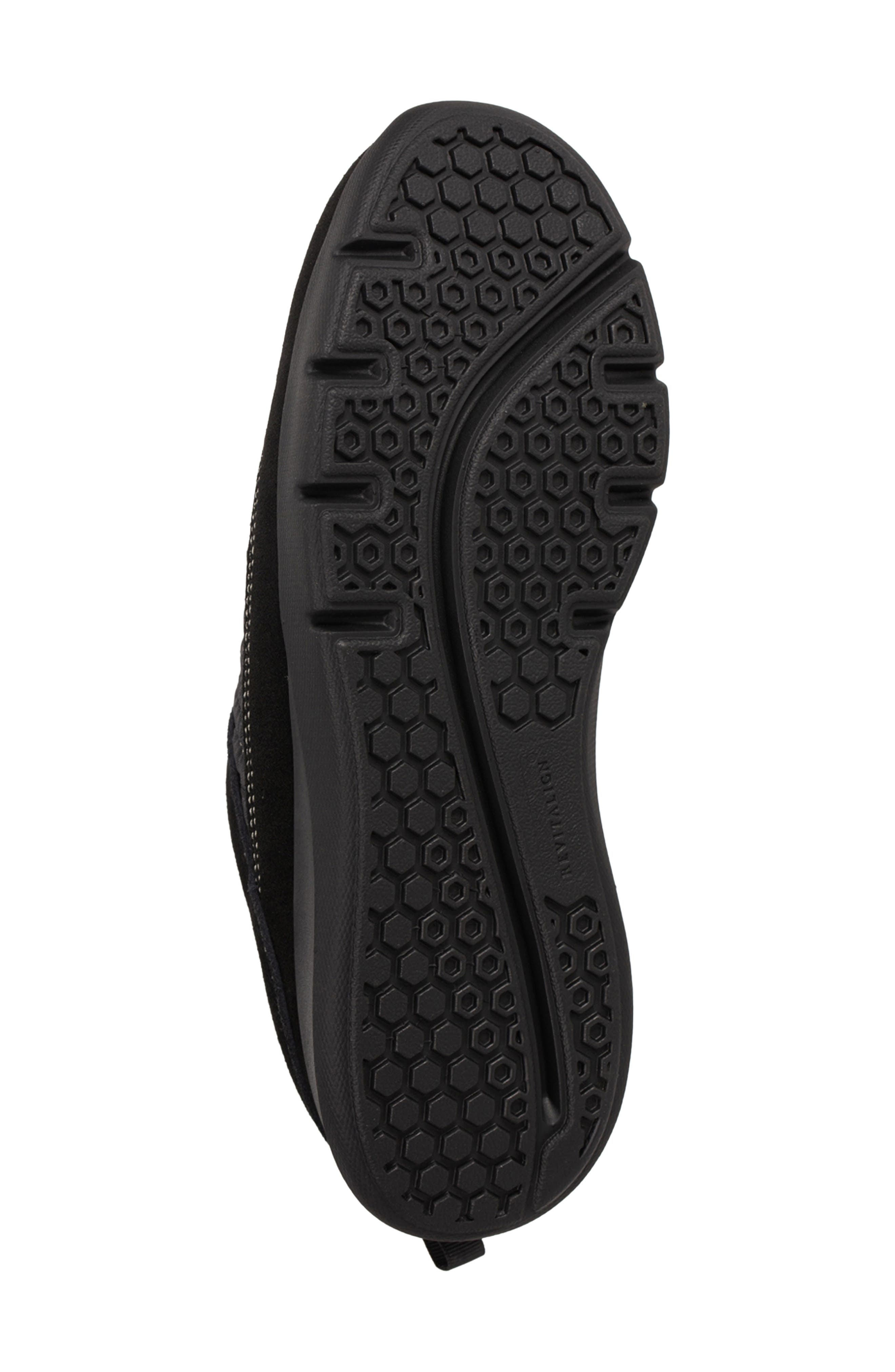 Basin Quilted Leather Clog, Alternate, color, BLACK