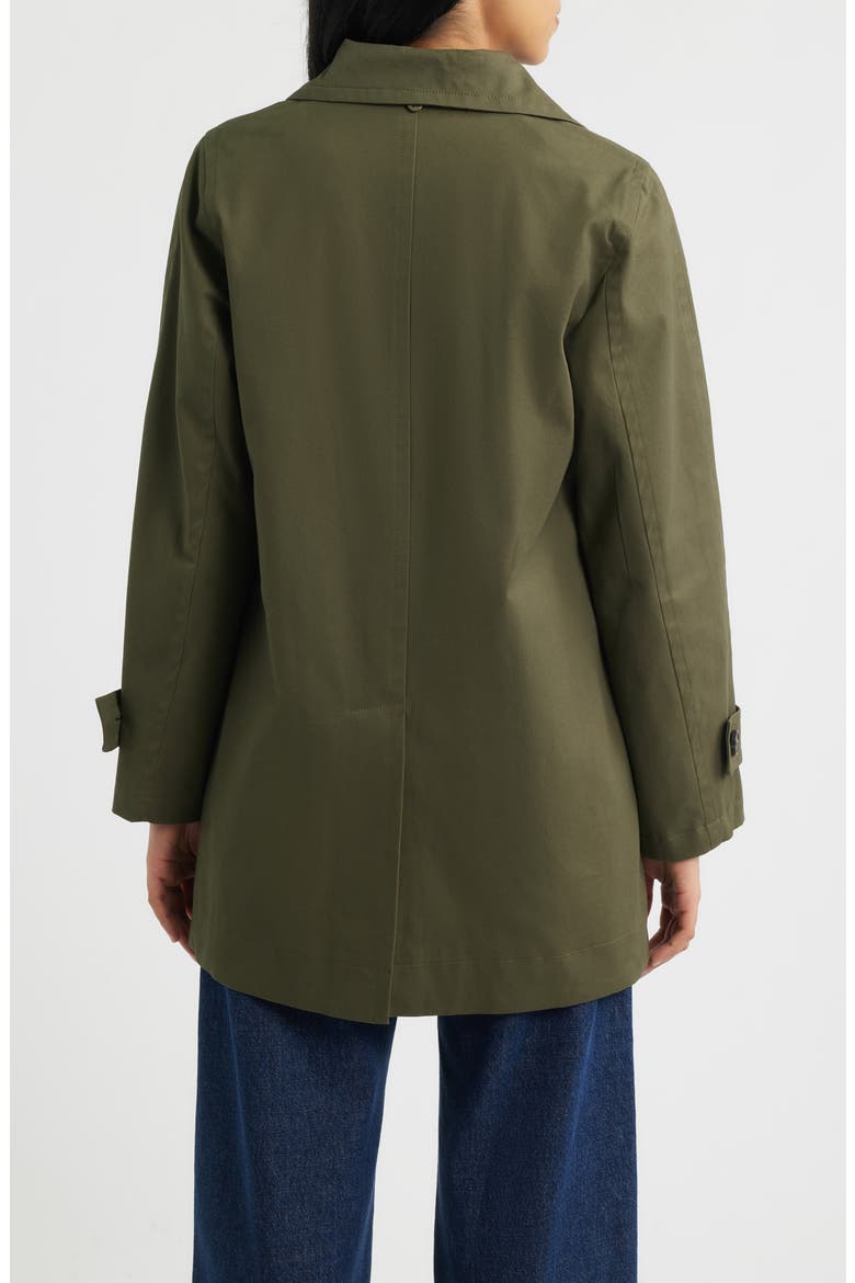 Hooded Raincoat, Alternate, color, LODEN