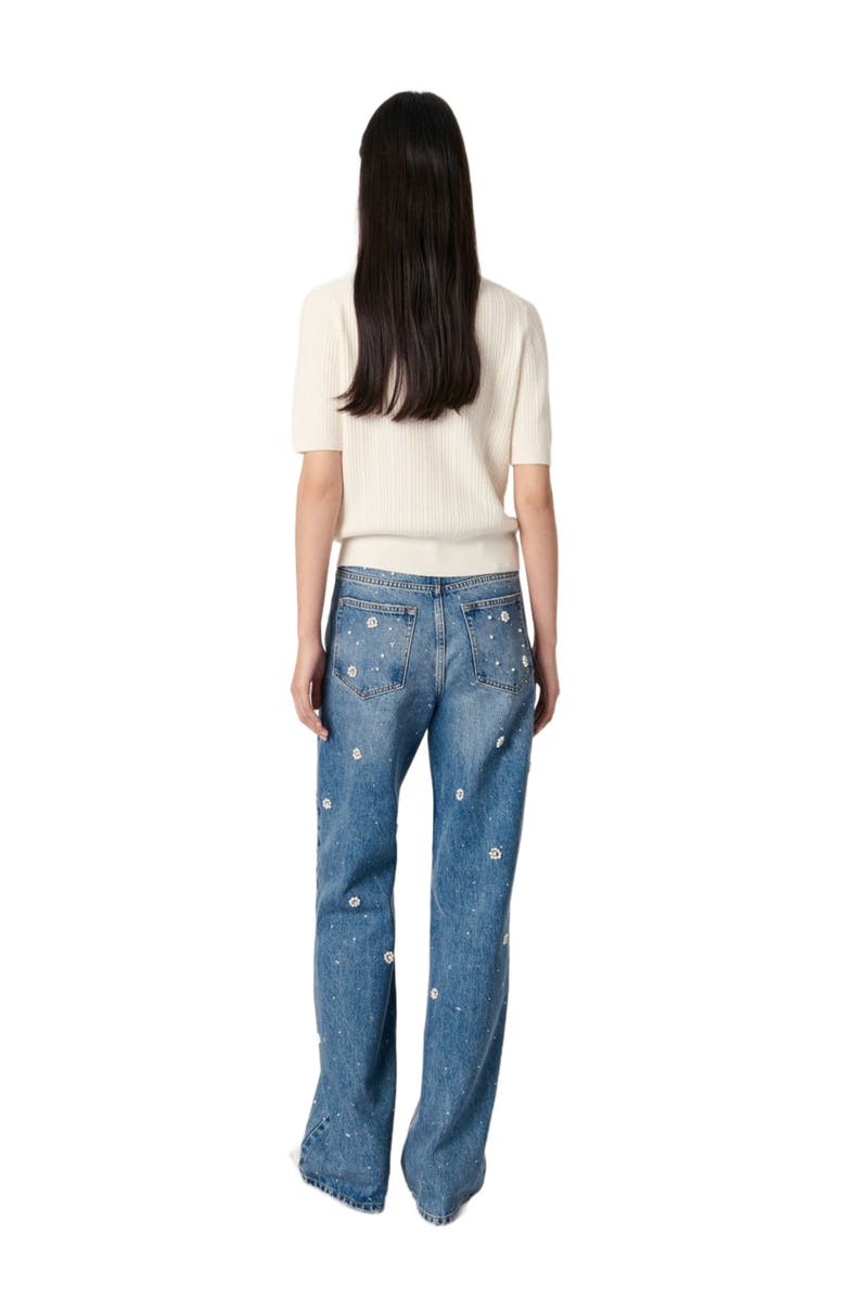 maje Collared polo short sleeve shirt, Alternate, color, 