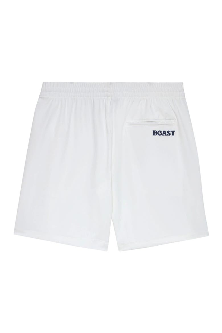 7" Tipped Peak Performance Short, Alternate, color, White Red Navy