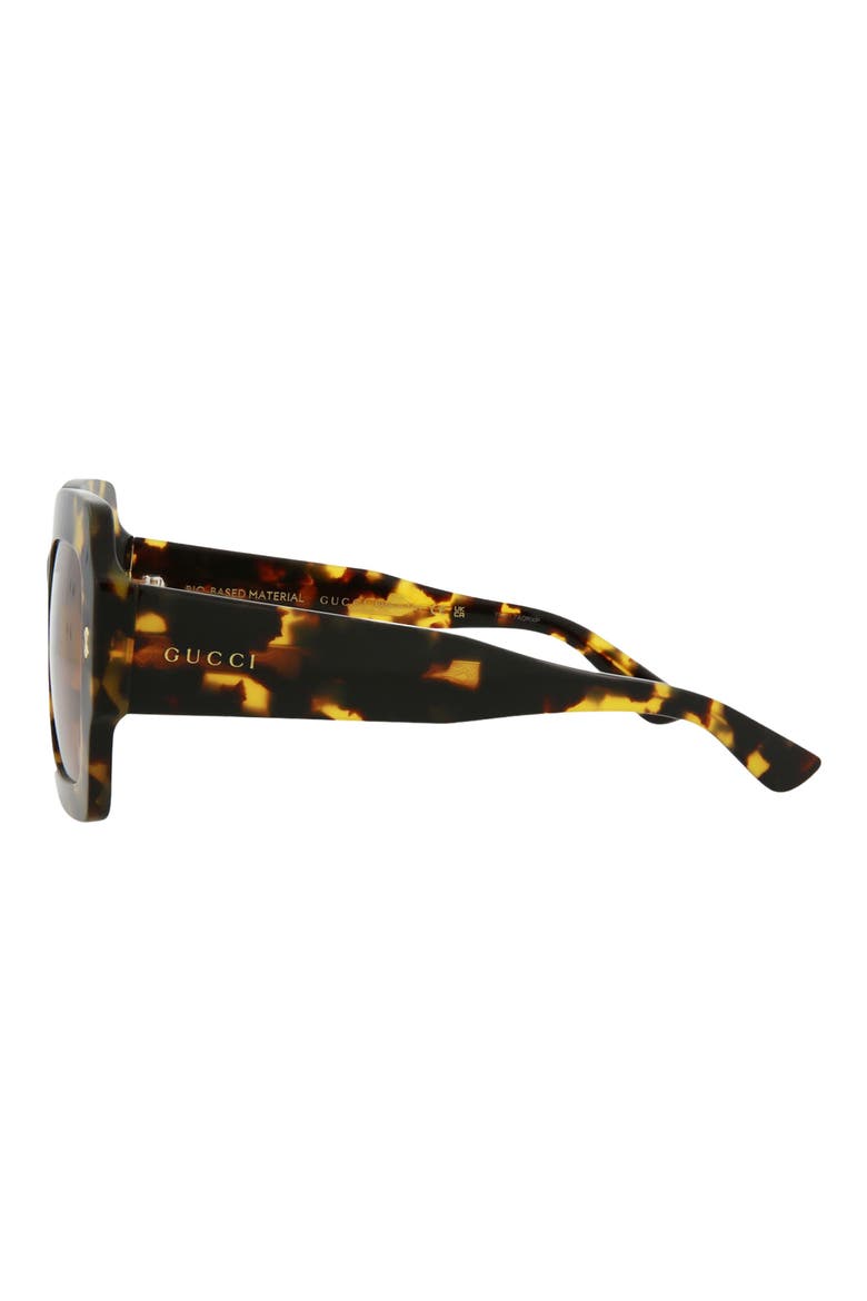53mm Square Sunglasses, Alternate, color, HAVANA HAVANA RED