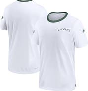 Nike Men's Nike White Green Bay Packers Sideline Coaches Alternate Performance T-Shirt