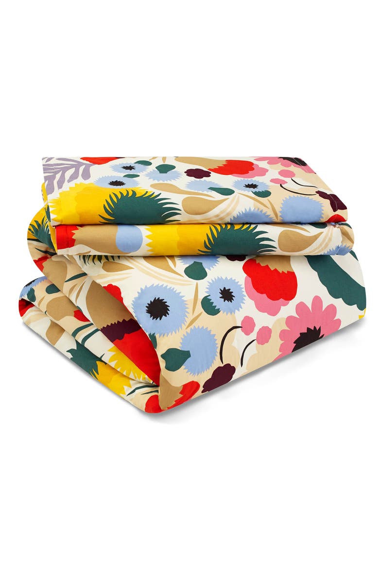 Marimekko Ojakellukka Comforter & Sham Set, Main, color, 