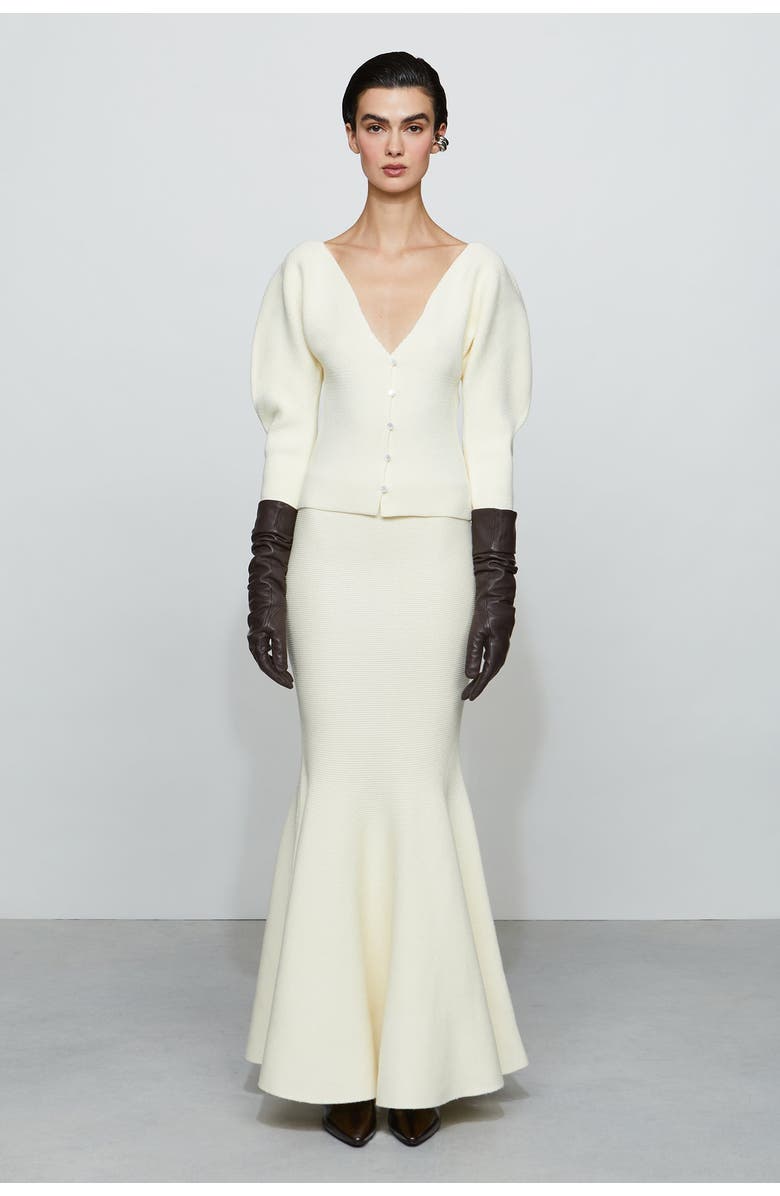 Et Ochs Wesley Knit Skirt, Main, color, Ivory