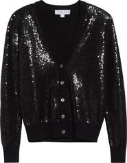 Michael Kors Collection Sequin Embellished Cashmere Cardigan