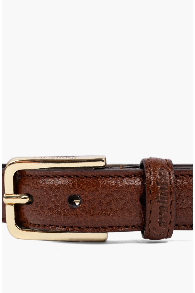 Timeless 913 Classic Thin Leather Belt, Alternate, color, Camel Brown
