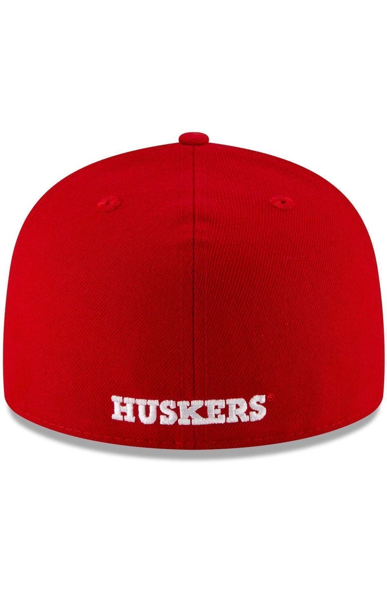 New Era Men's New Era Scarlet Nebraska Huskers Basic 59FIFTY Team Fitted Hat, Alternate, color, 