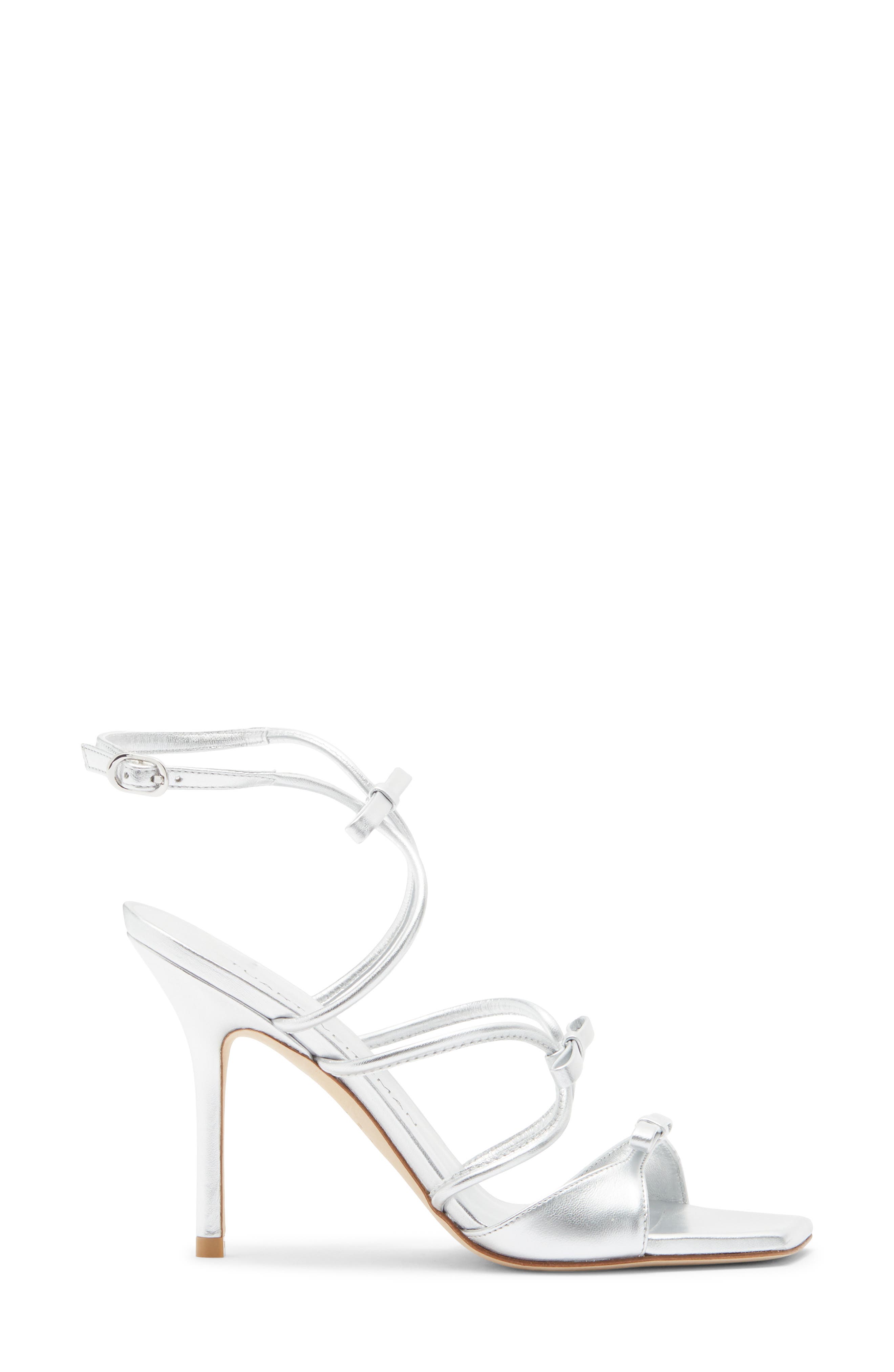 Stuart Weitzman Tully 100 Sandal, Alternate, color, Silver