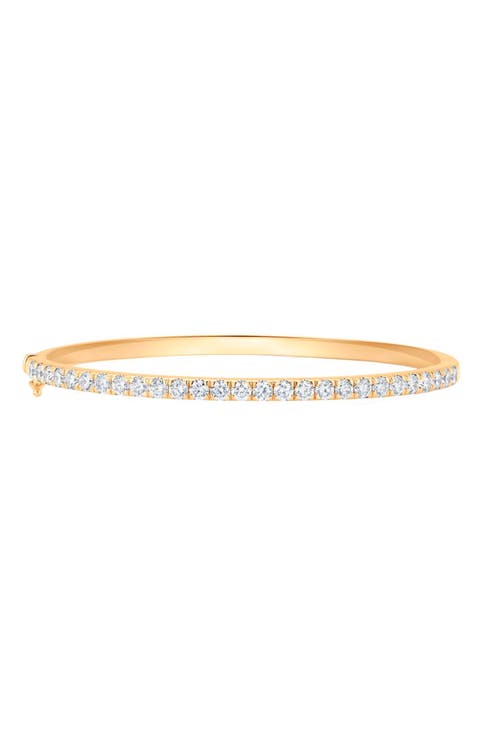 Dujour Single Row Diamond Bangle