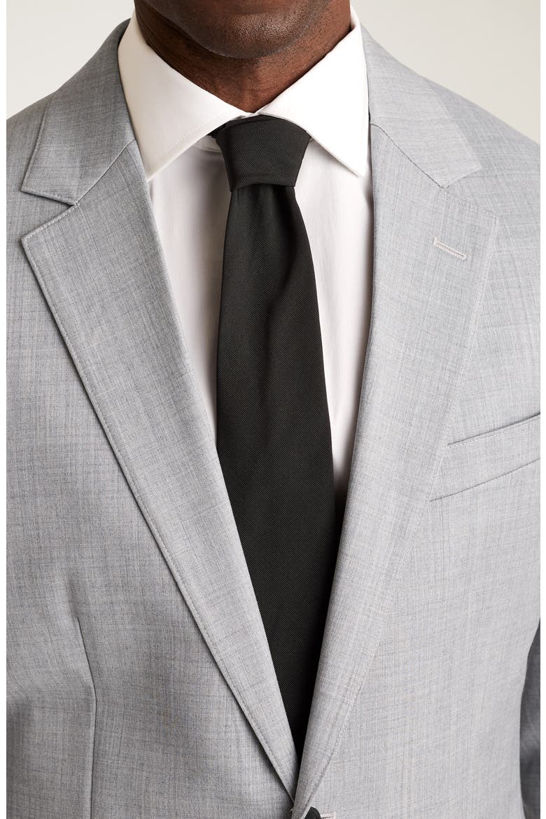 Jetsetter Slim Fit Stretch Wool Blazer, Alternate, color, LIGHT GREY
