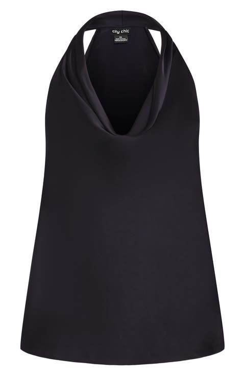 Chloe Cowl Neck Top (Plus)