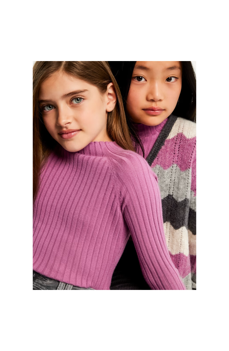 Mayoral Knit Turtleneck, Alternate, color, Purple