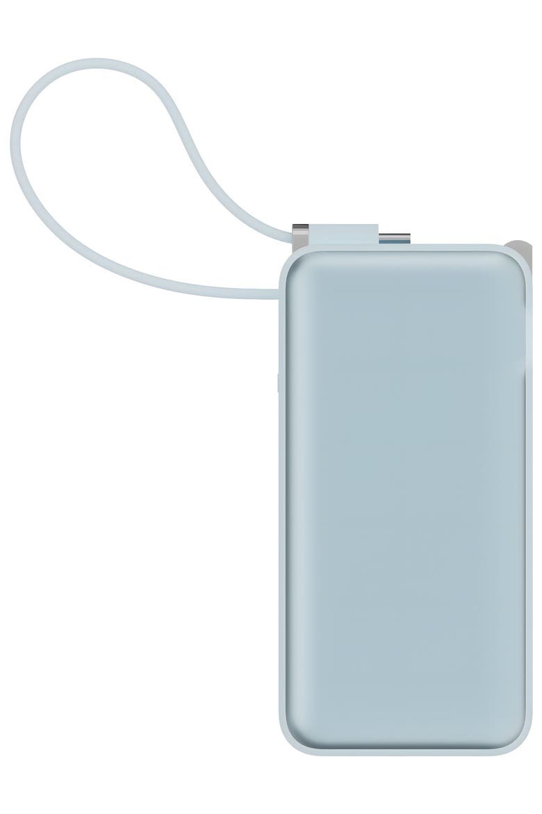 Flex Power Bank 45W with Integrated USB-C Cable 10,000 mAh, Main, color, Blue