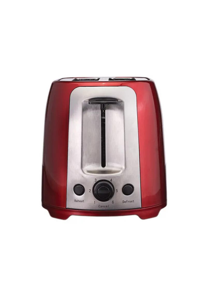 2 Slice Cool Touch Toaster Stainless Steel, Alternate, color, Red