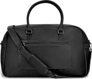 CHAMPS Onyx Leather Duffle Bag
