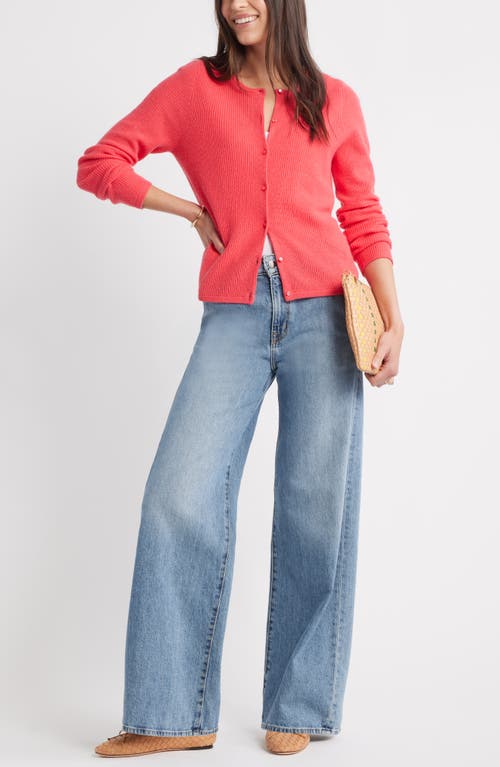Caslonr Caslon(r) Wool & Cashmere Cardigan In Pink