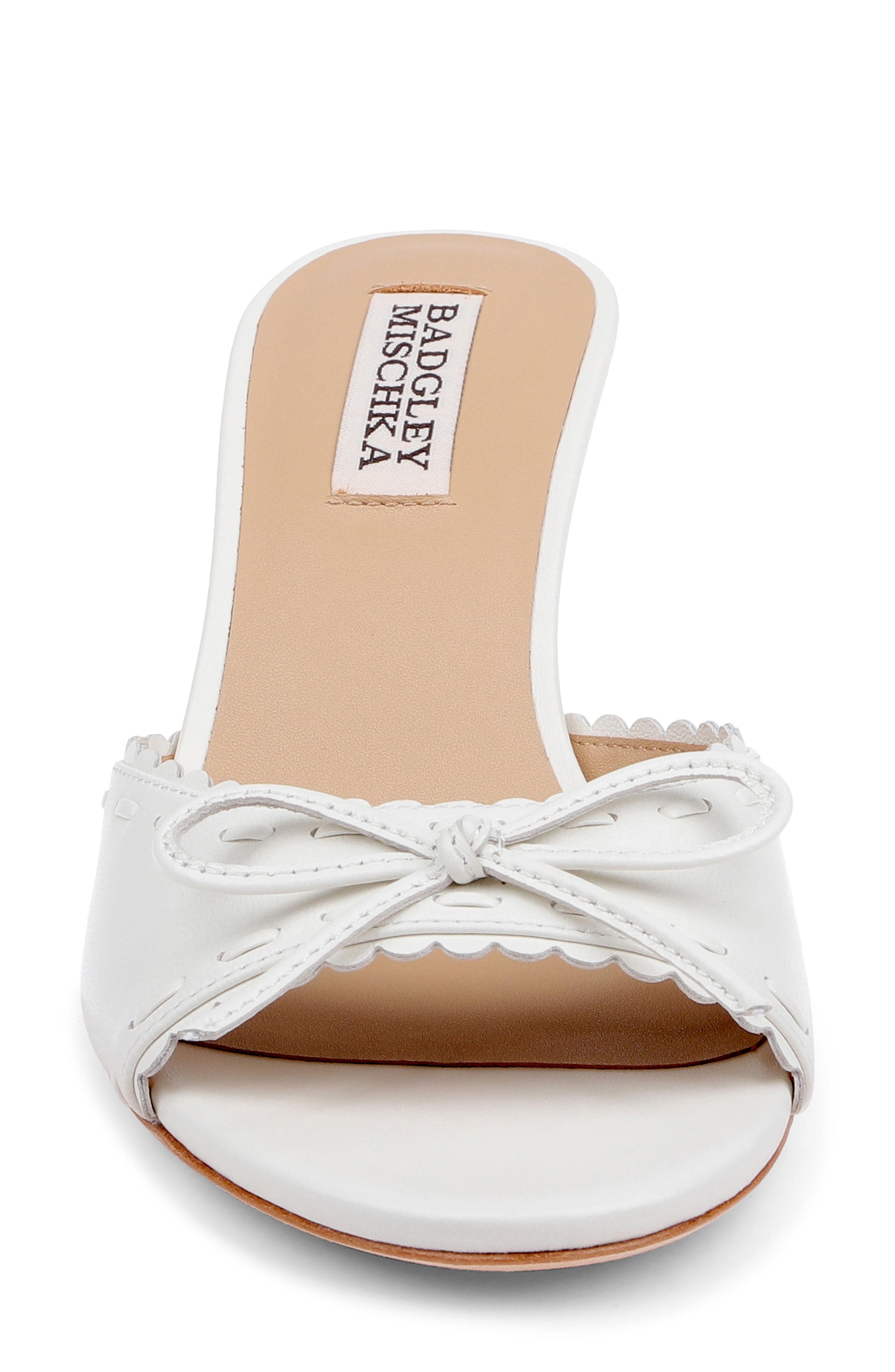 Badgley Mischka Collection Yaritza Sandal, Alternate, color, White Leather