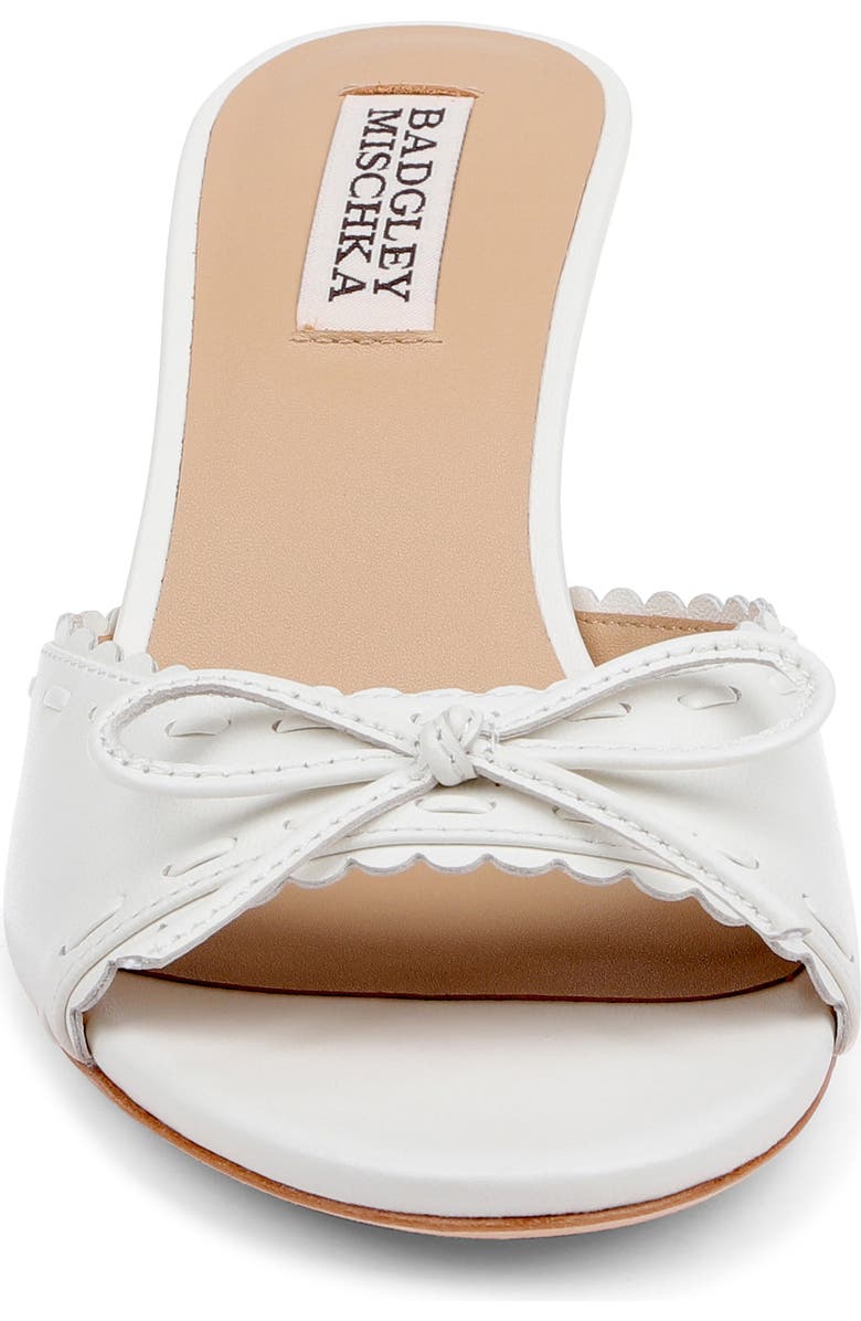 Badgley Mischka Collection Yaritza Sandal, Alternate, color, White Leather