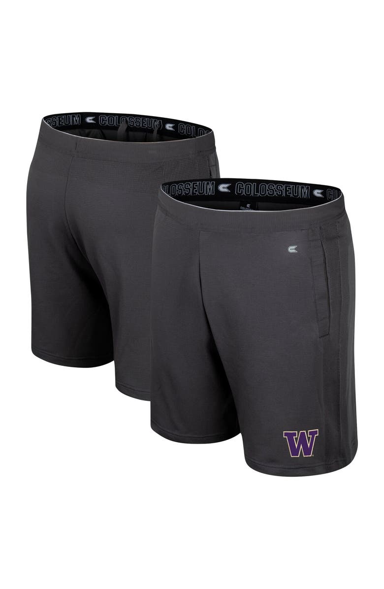 COLOSSEUM Men's Colosseum Charcoal Washington Huskies Forget Shorts, Main, color, Charcoal