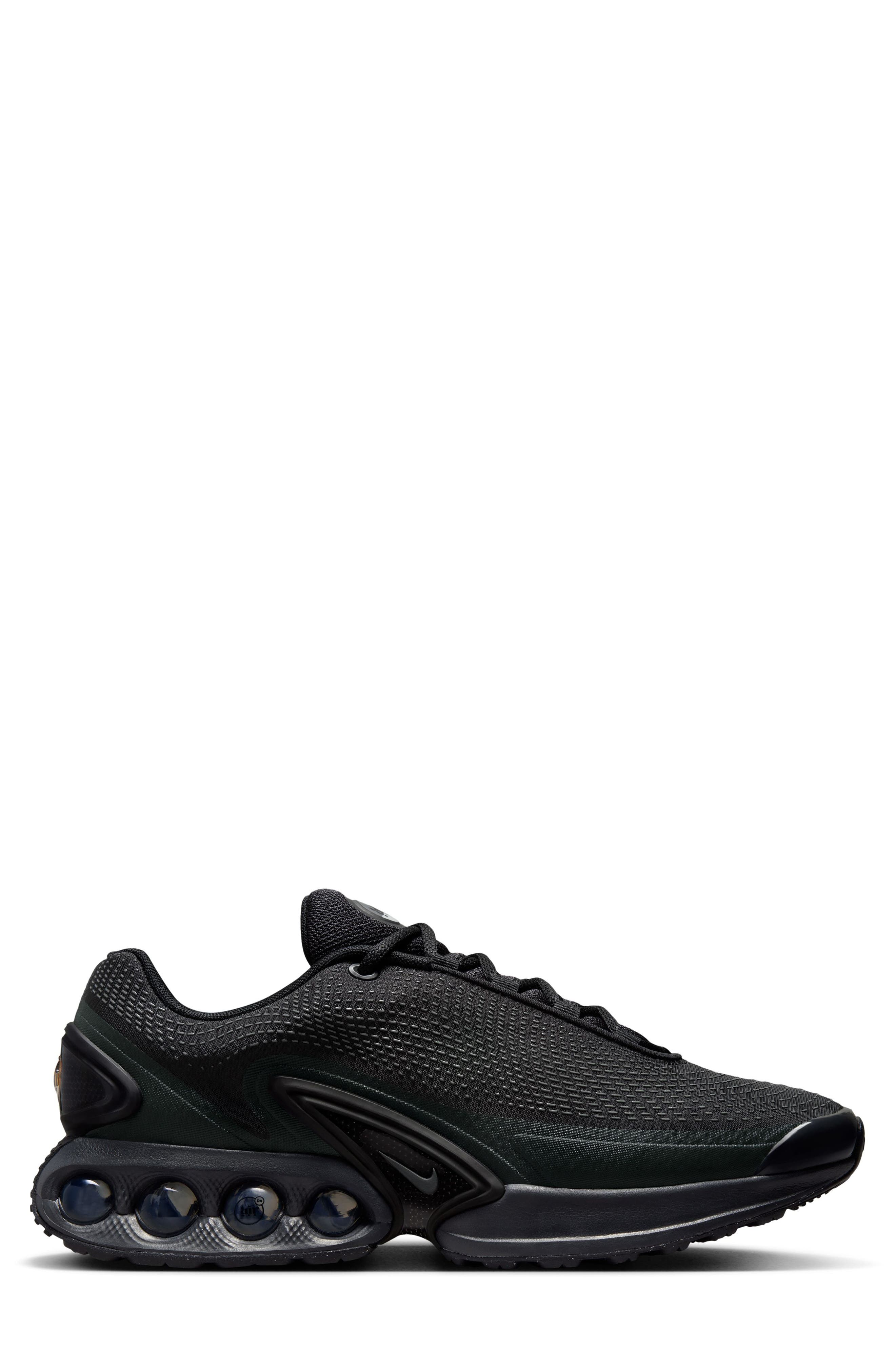 Air Max Dn Sneaker, Alternate, color, BLACK/ METALLIC DARK GREY