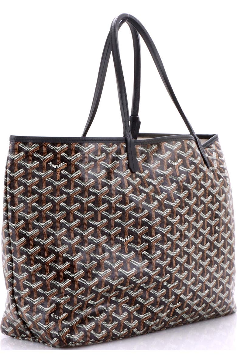 Pre-Owned Goyard Saint Louis Tote Coated Canvas PM, Alternate, color, Black