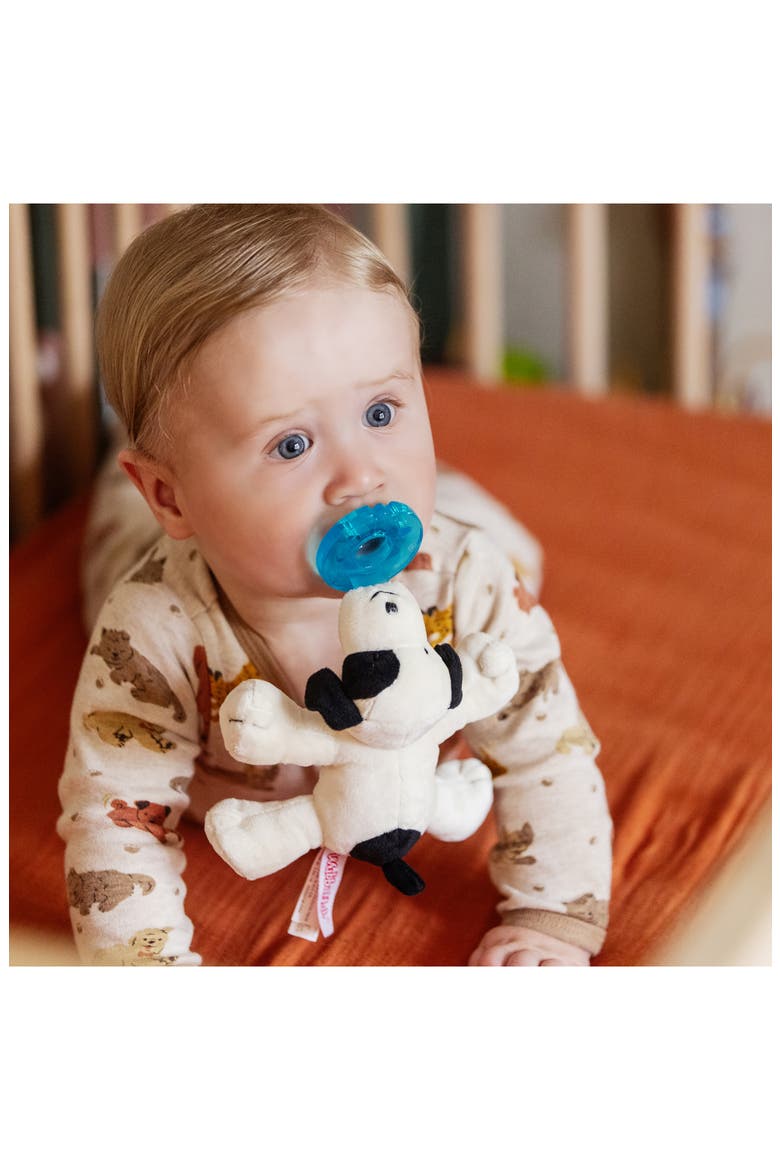 Plush Pacifier Toy, Alternate, color, BLACK/ WHITE