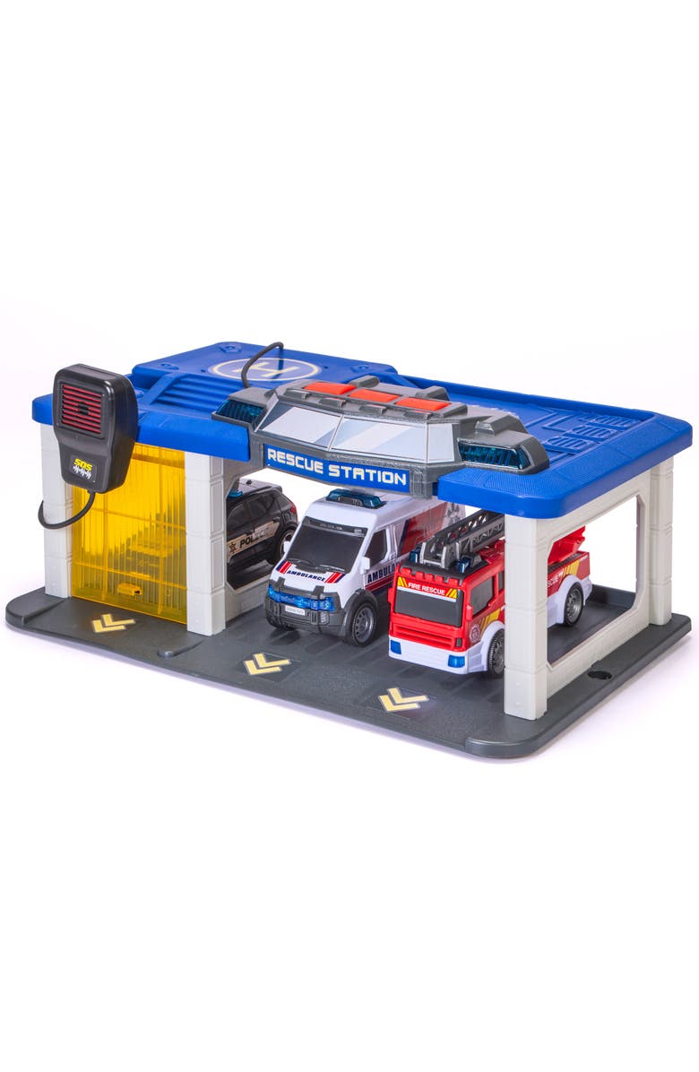 Dickie Toys HK Ltd Rescue Station Play Vehicles, Alternate, color, Multicolored