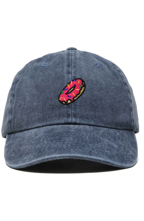 DALIX DALIX DONUT EMBROIDERED ADJUSTABLE CAP 