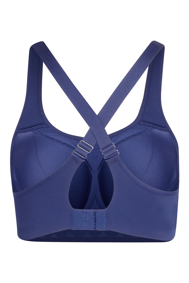 Optime Workout High Support Sports Bra, Alternate, color, DARK BLUE