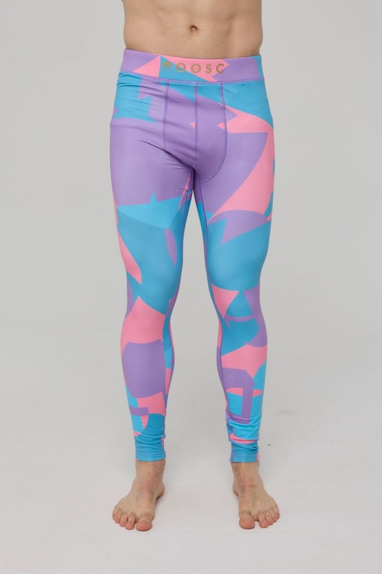 Men's Baselayer Pant Del Mar, Main, color, Pink and Blue