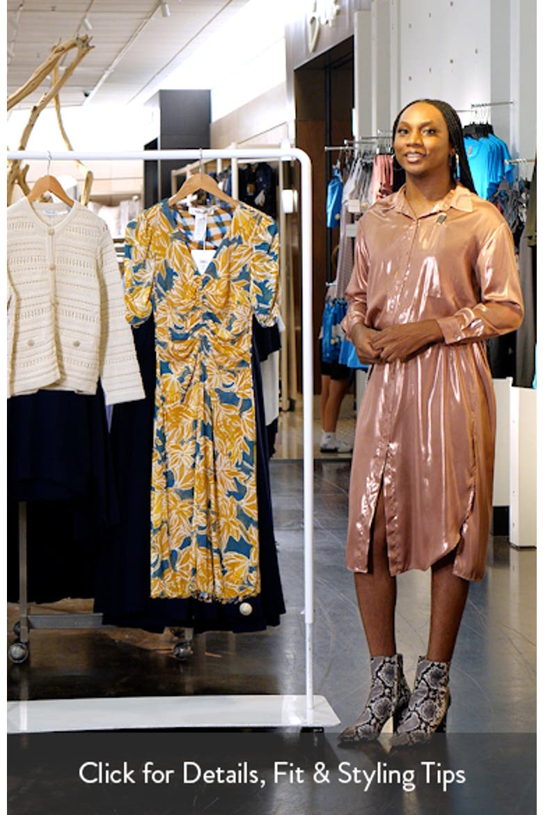 Koren Print Ruched Reversible Dress video