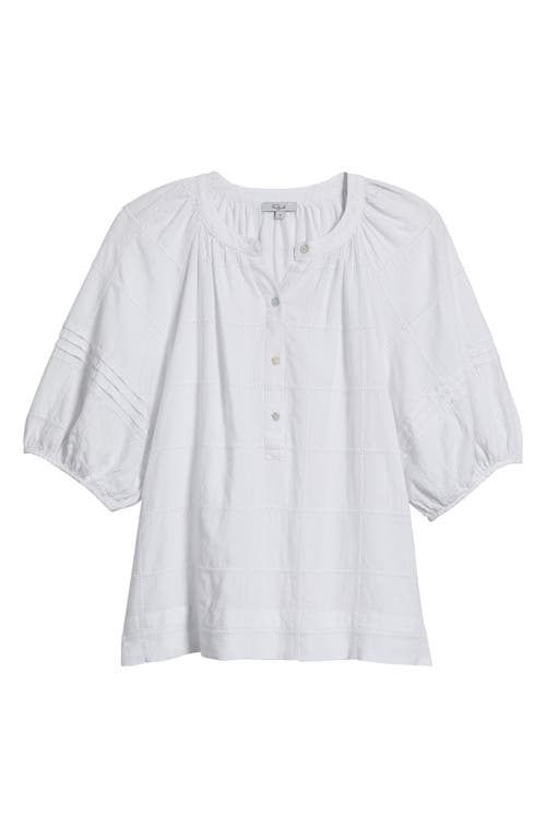 Rails Shoshanna Puff Sleeve Linen Blend Top