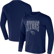 NFL X DARIUS RUCKER Men's NFL x Darius Rucker Collection by Fanatics Navy Tennessee Titans Long Sleeve Thermal T-Shirt