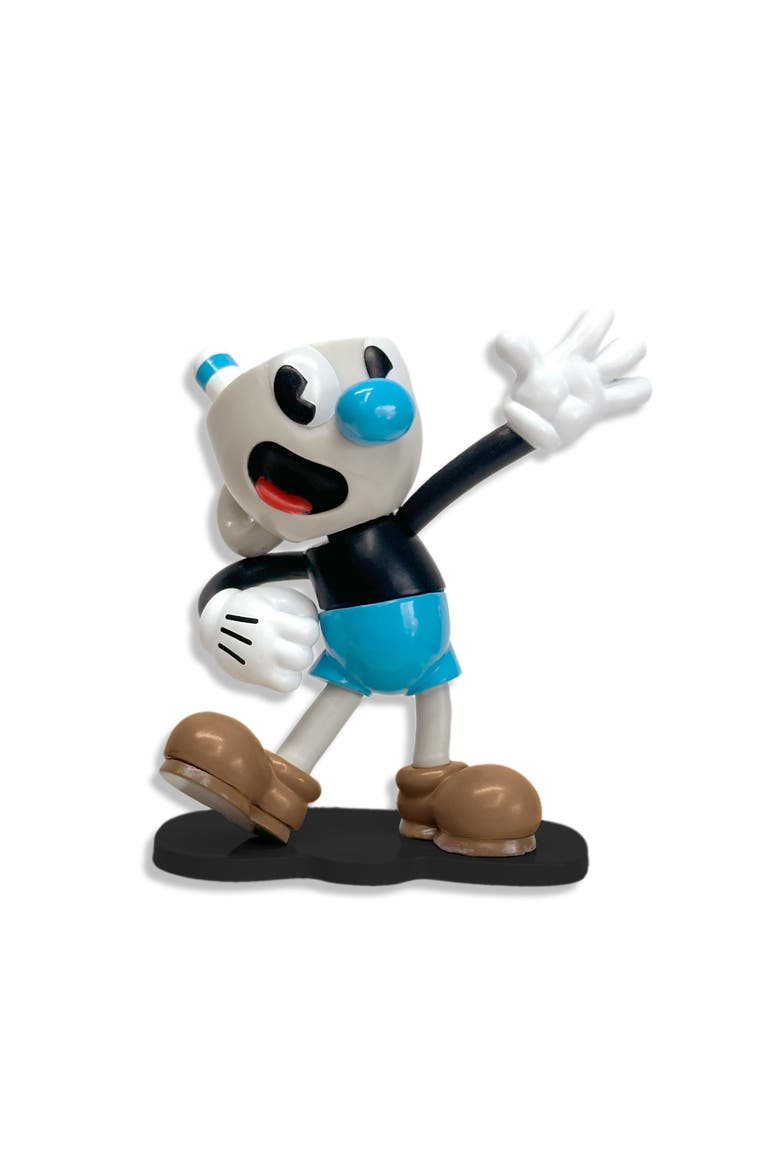 Cuphead Create-A-Figure 3-Inch Mini Figure | Mugman, Main, color, Blue