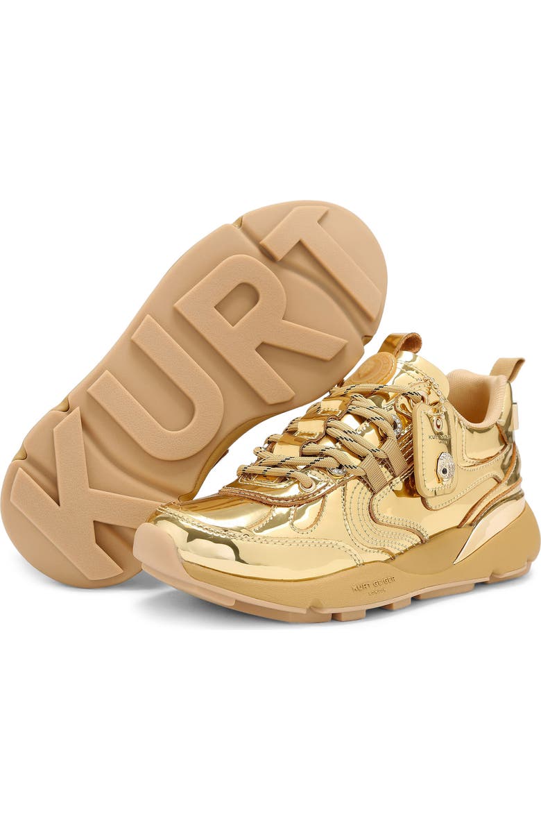 Kurt Geiger London Kurt Chunky Sole Sneaker, Alternate, color, Gold