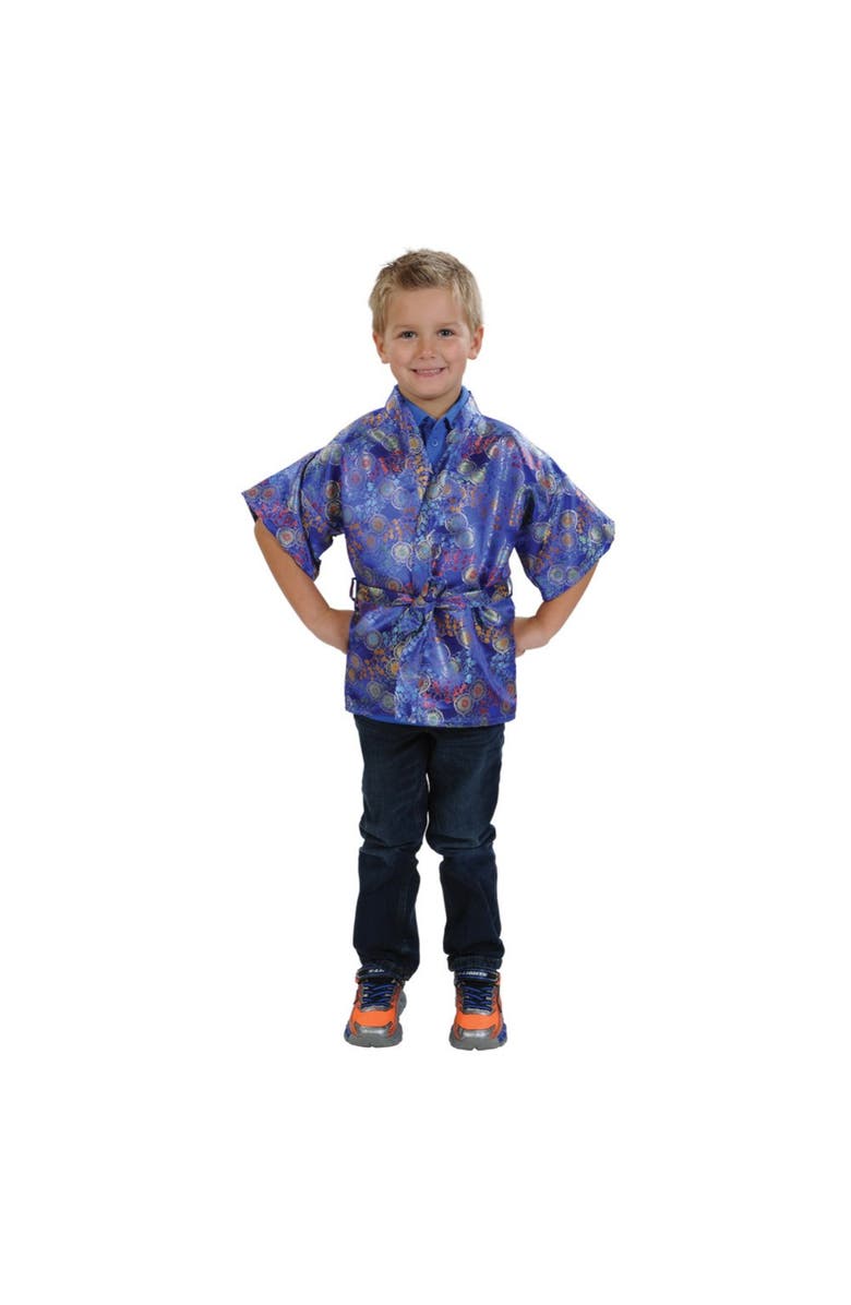 Kaplan Early Learning Company Festive Multiethnic Chinese Daopao Boy Garment, Main, color, Blue