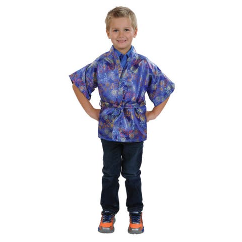 Festive Multiethnic Chinese Daopao Boy Garment