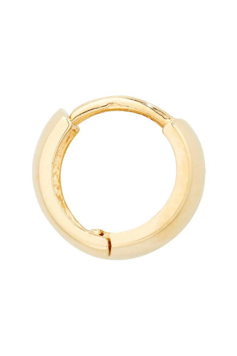 14K Gold Chunky Huggie Hoop Earrings (Nordstrom Exclusive), Alternate, color, 14KY