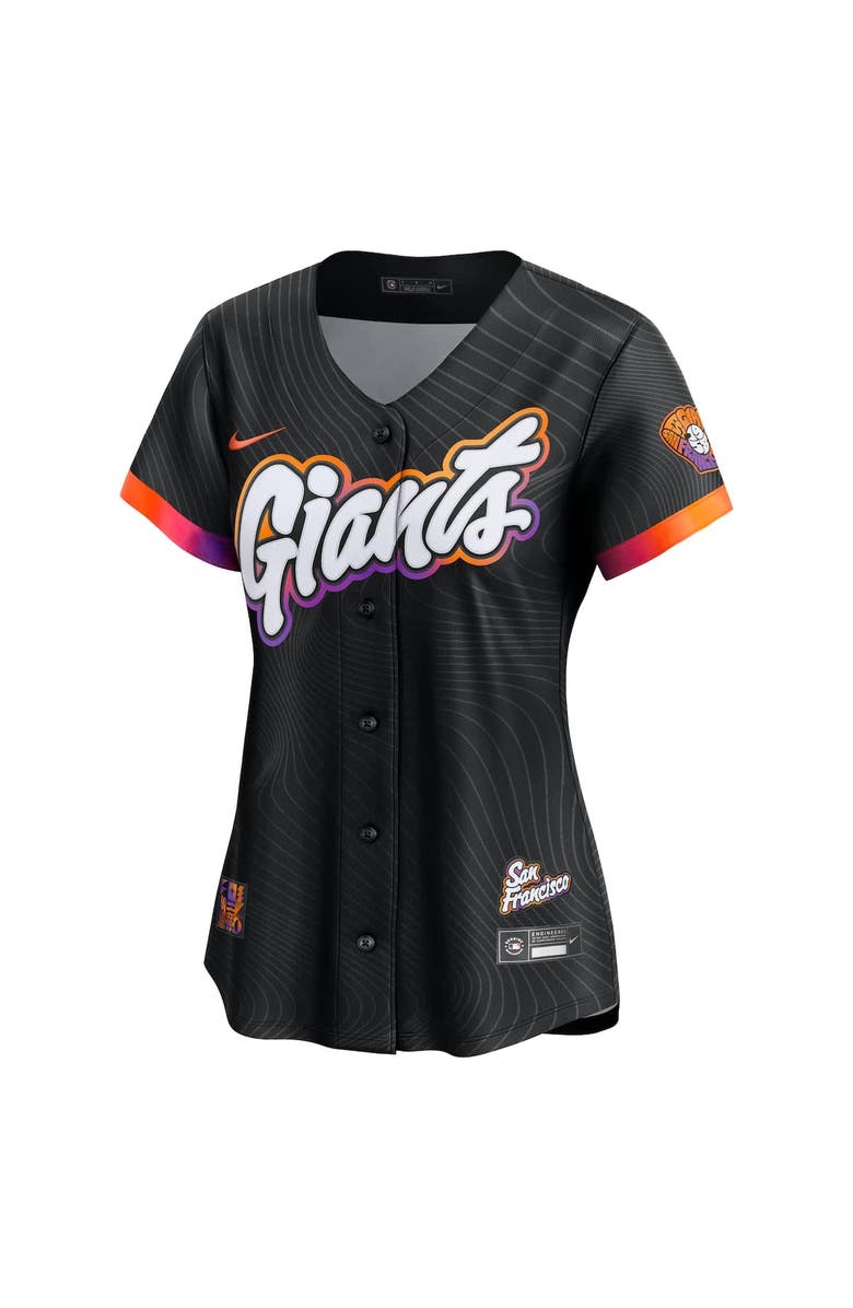 Nike Women's Nike  Anthracite San Francisco Giants 2025 City Connect Limited Jersey, Alternate, color, 
