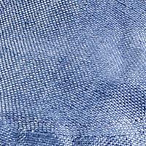 Wigens Linen Pub Cap With Curved Peak In Denim Blue